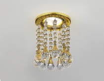 Точечный светильник Ambrella K2241 CL/G золото/прозрачный