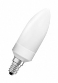 Энергосберегающая лампа OSRAM DULUX EL   5W/825 E14 свеча