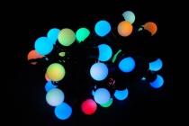 Светодиодная гирлянда шарики 1,9мм RGB 15м до 45м