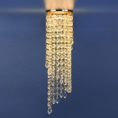 Точечный светильник с хрусталем Elektrostandard 2014 золото/прозрачный (FGD/Clear)