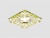 Светодиодный светильник Ambrella K130 GD золото/прозрачный