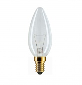 Лампа накаливания PHILIPS STANDART  B35  CL    60W  230V   E14   d  35 x 100