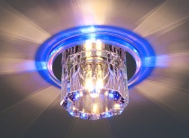 Точечный светильник со светодиодной подсветкой Elektrostandard N4A BL (синий)