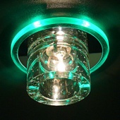 Точечный светильник со светодиодной подсветкой Elektrostandard N4R GR (зеленый)
