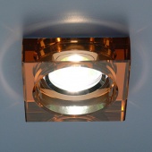 Точечный светильник со стеклом 9171 BROWN (коричневый)